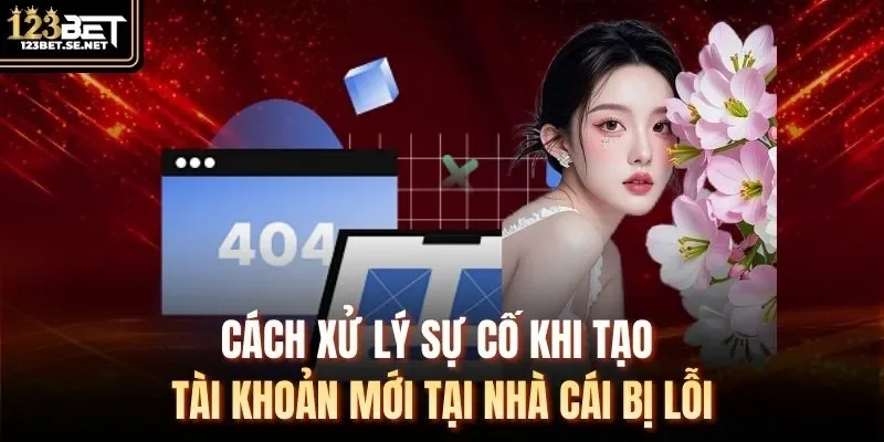 Cách xử lý sự cố khi tạo tài khoản mới tại nhà cái bị lỗi