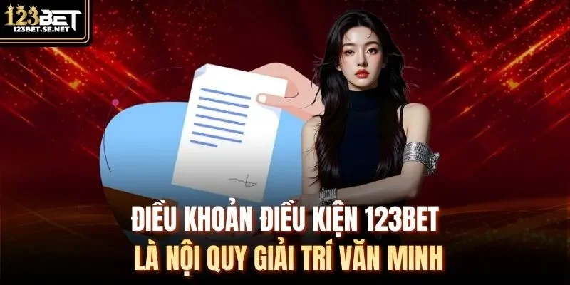 Điều khoản điều kiện 123Bet  là nội quy giải trí văn minh